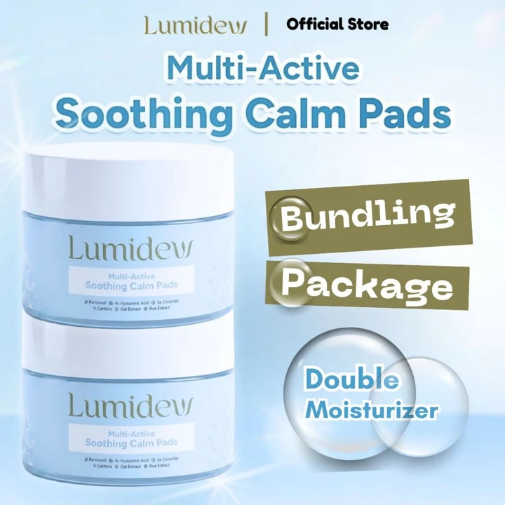 BUNDLING PACKAGE 2 Lumidew Multi Active Soothing Calm Pads
